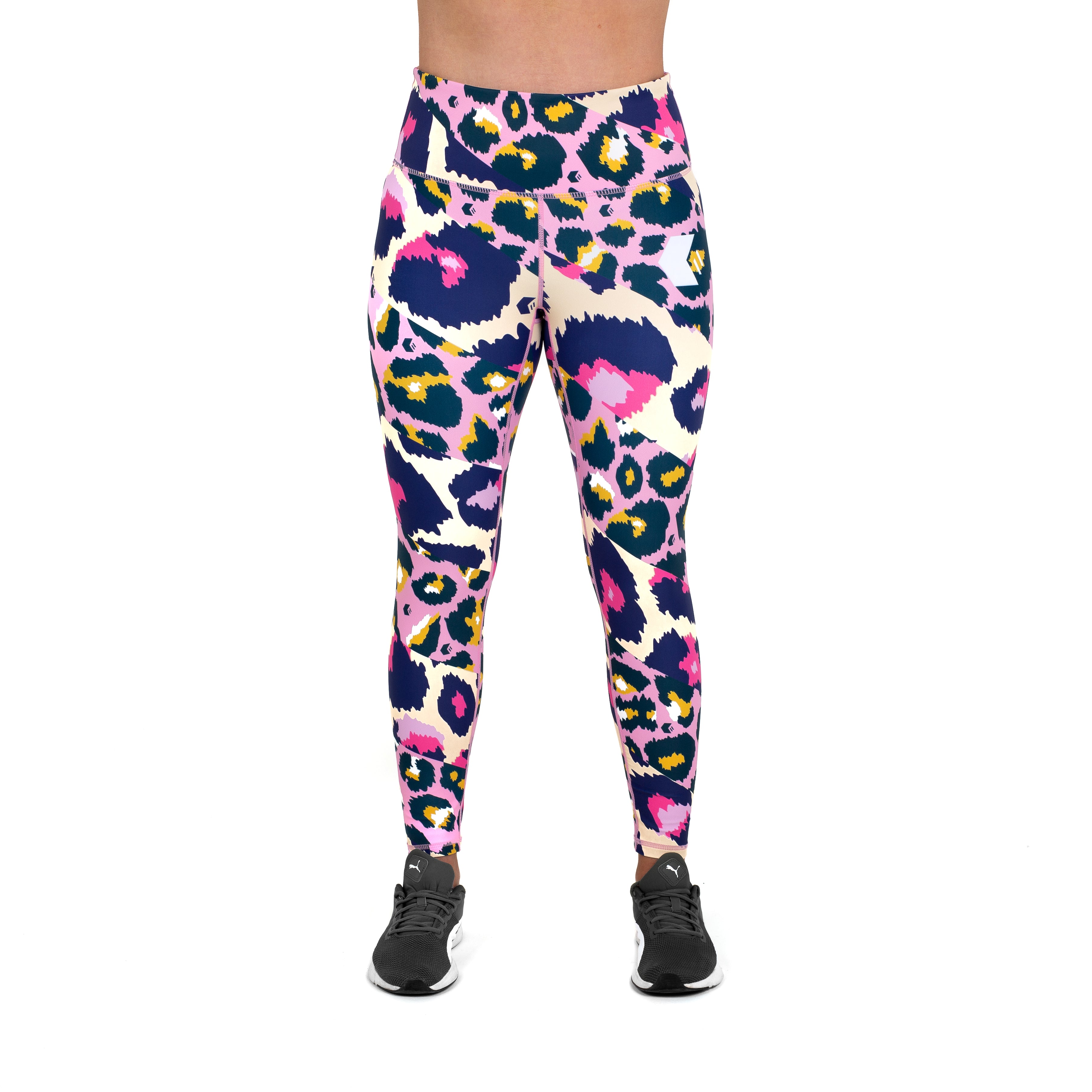 Zenergy So Slimming Pocket Leggings Speckled Animal Pink