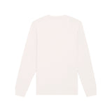 Tonal Varsity Medium Fit Sweatshirt Off White