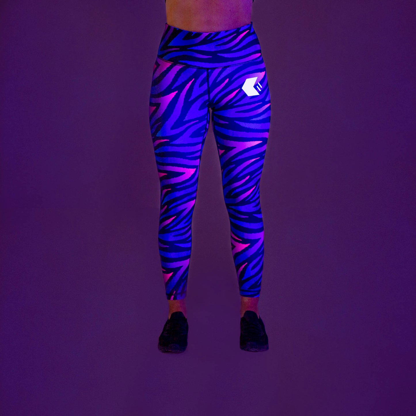 UV Purple Tiger Stripe Legging