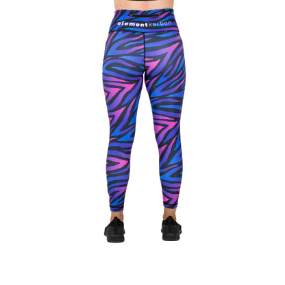 UV Purple Tiger Stripe Legging