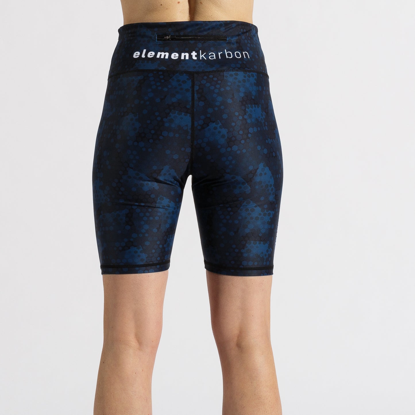Waist pocket of Midnight Blue Hexagon Shorts