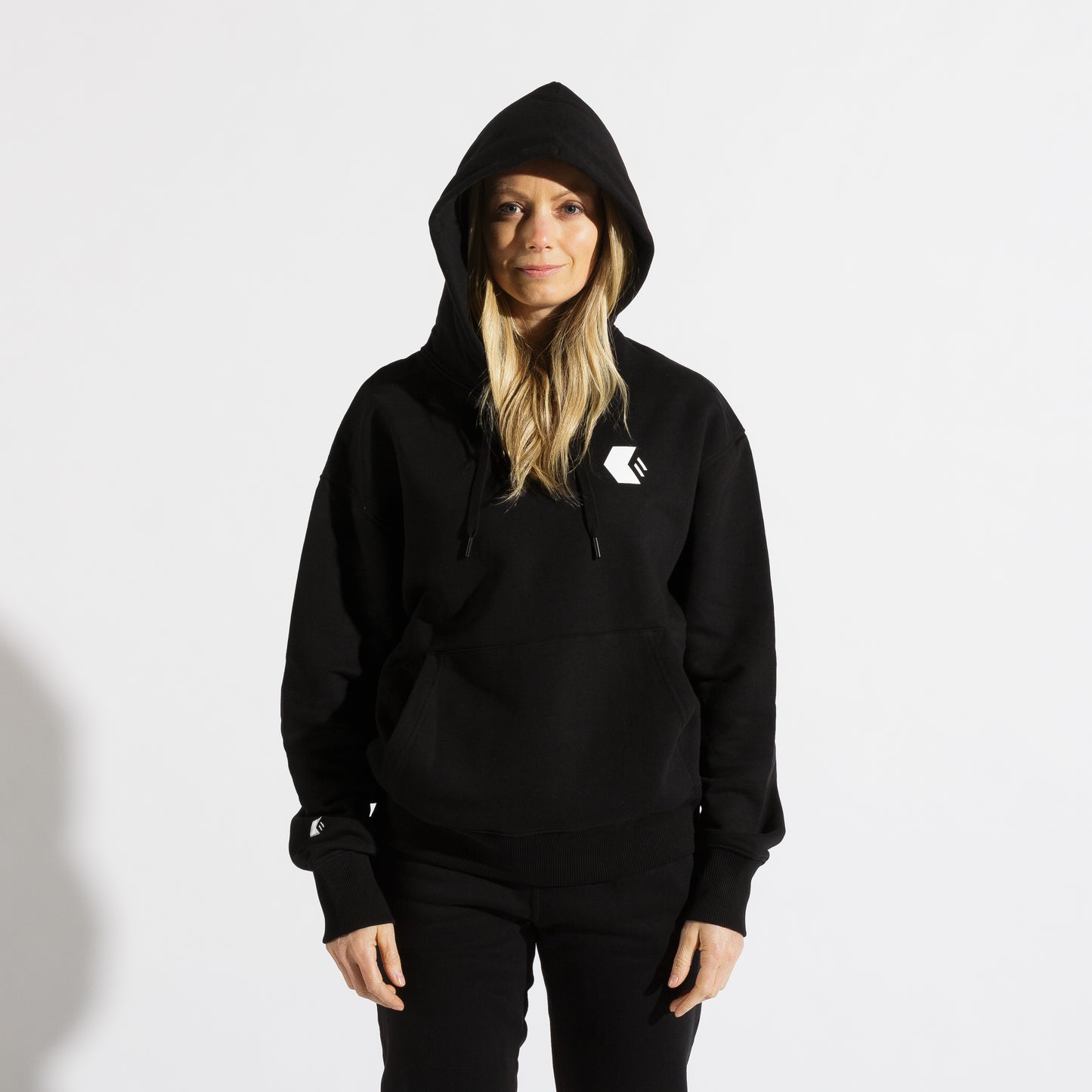 Relaxed Fit Hoodie Black