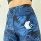 Front view of Midnight Blue Leaf Shorts