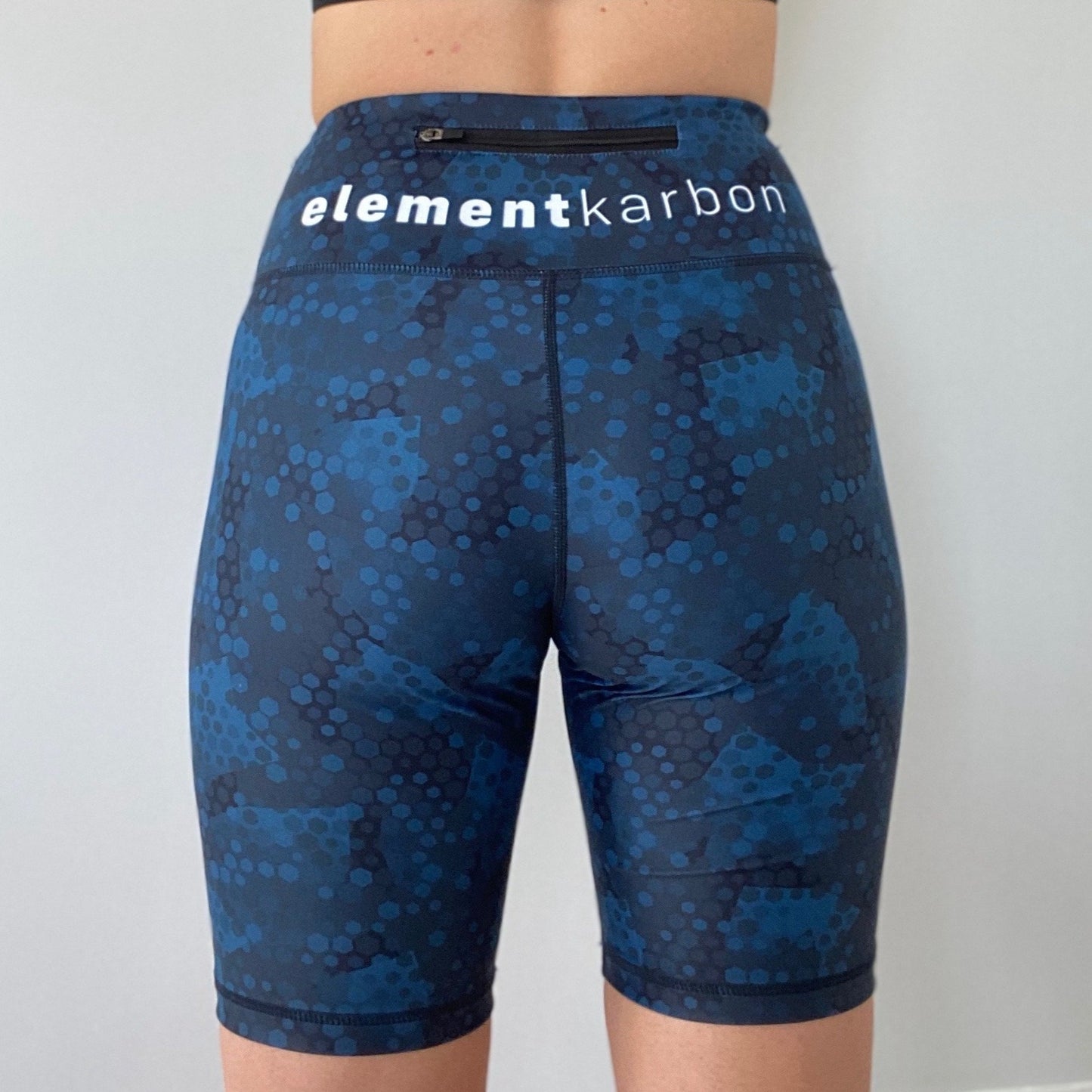 Midnight Blue Hexagon Shorts