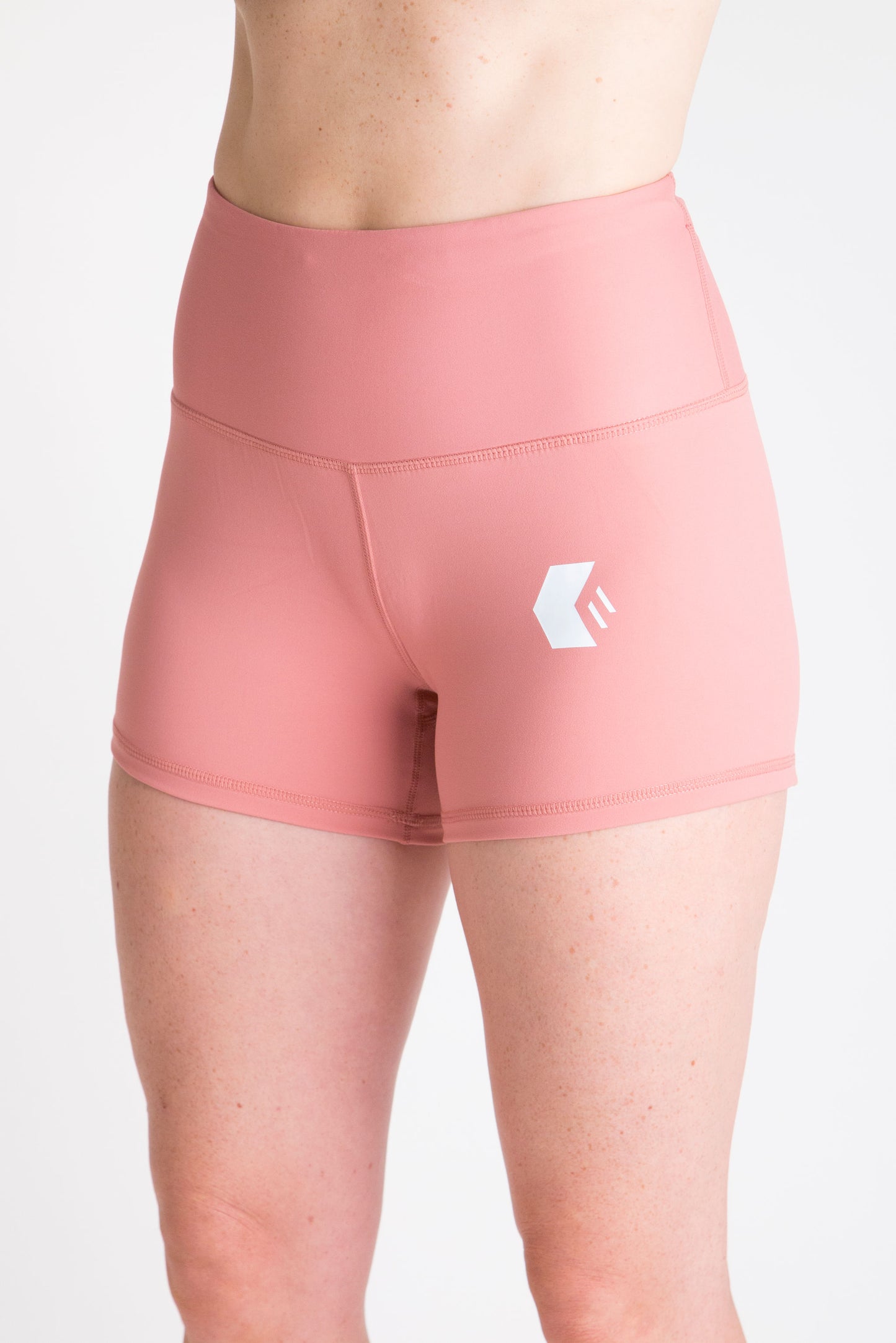 Performance Coral Pink Short Shorts