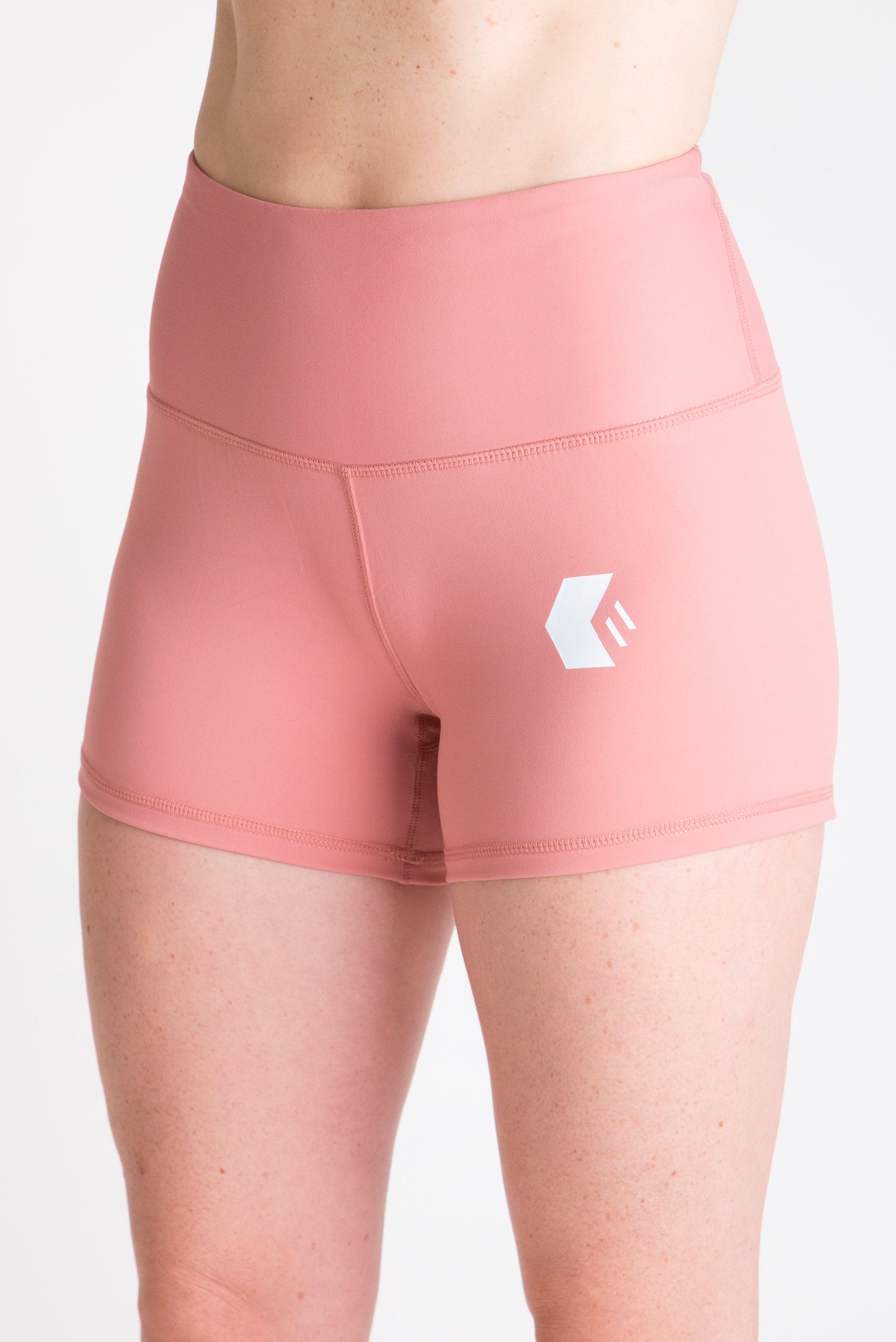 Performance Coral Pink Short Shorts